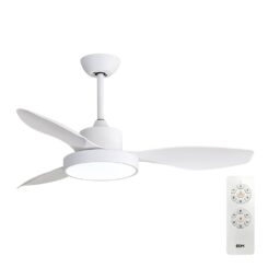 Ventoinha de teto de LED 120cm  38W + LUZ 22W 2.160lm 3.000K - 4.000K - 5.000K MOD. ártico EDM