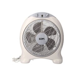 Ventoinha BOX FAN cor: branco/cinza. potência: 45W, 60dB, pás: Ø30,5 cm 38,5 x 13 x 46 cm