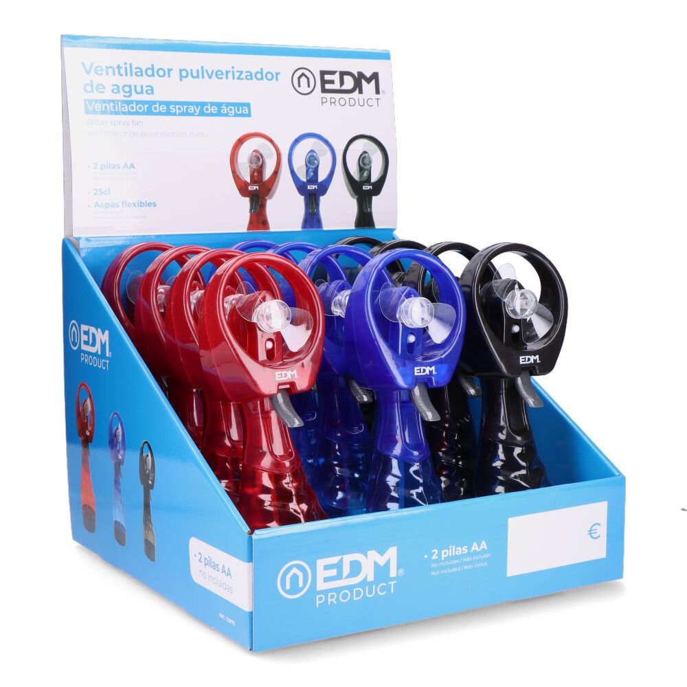 EDM Ventilador spray de água 2 x AA (não incluso), cores sortidas - Image 4
