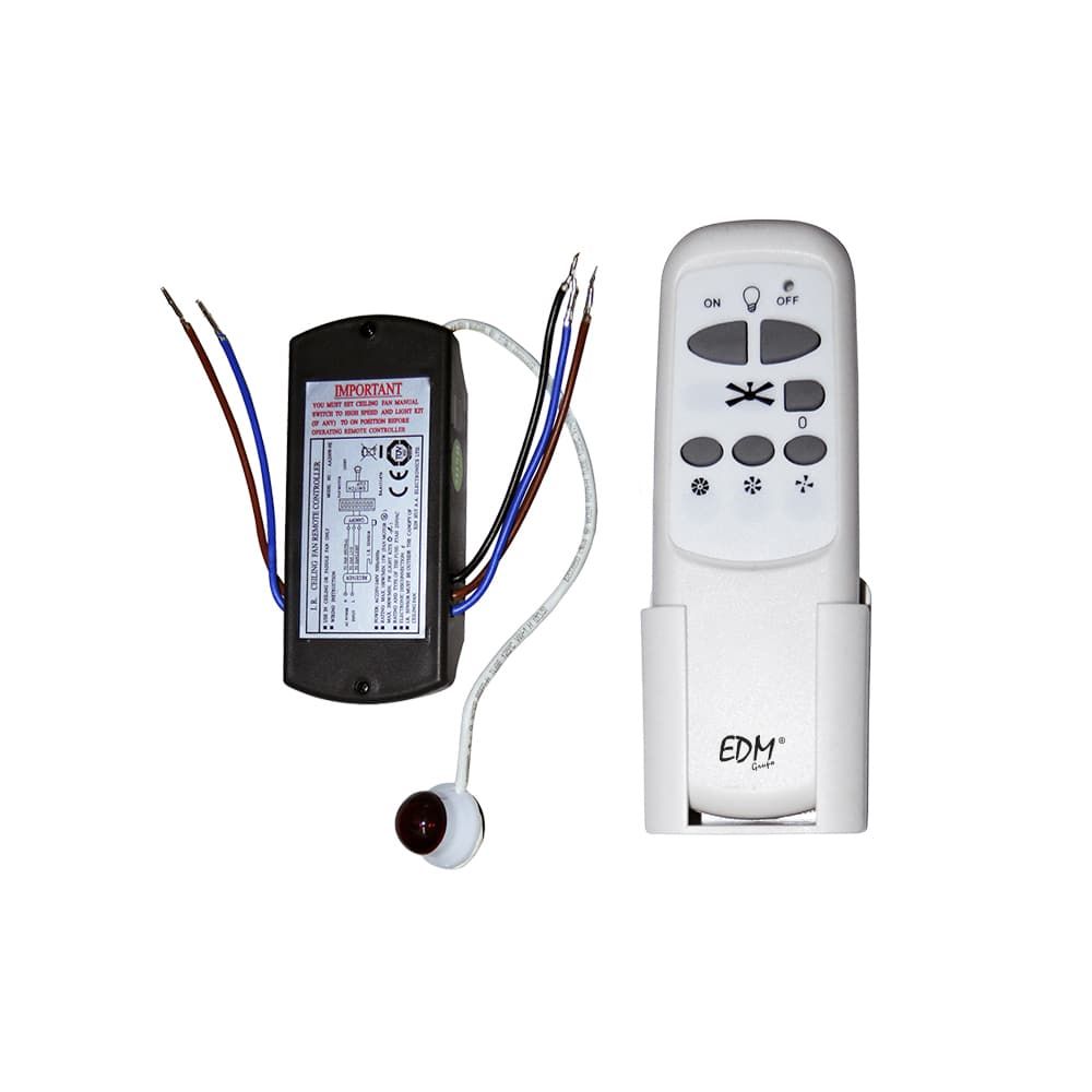 Controle remoto + receptor universal para ventilador de teto