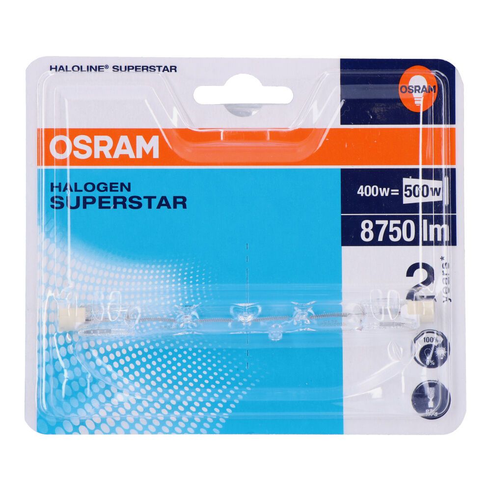 OSRAM Lâmpada halógena linear 118 mm superstar 400 w 220 v, equ. 500 w - Image 2