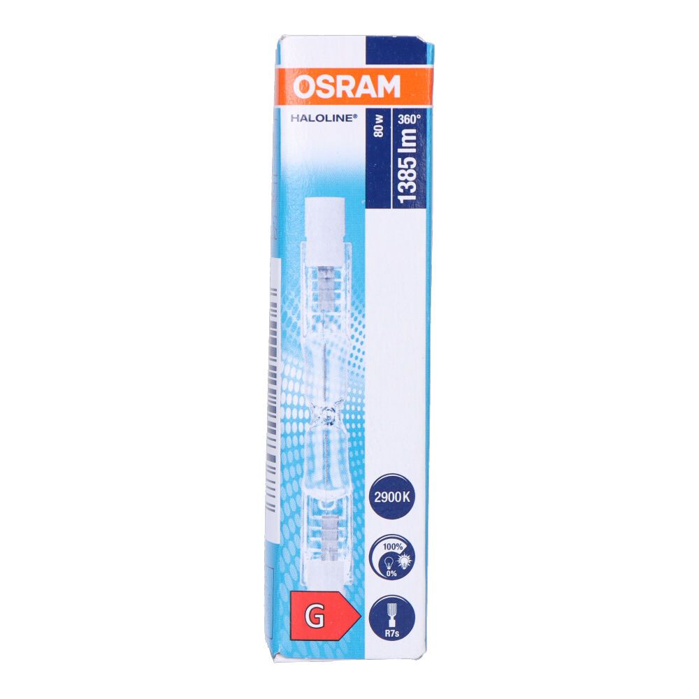Lâmpada halógena linear OSRAM 78 mm haloline 80 w 220 v, eq. 100 watts - Image 2