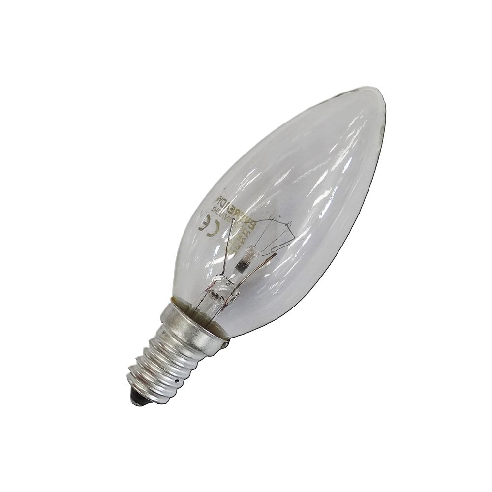 PATRON Lâmpada incandescente vela transparente 60w e14 (somente uso industrial)
