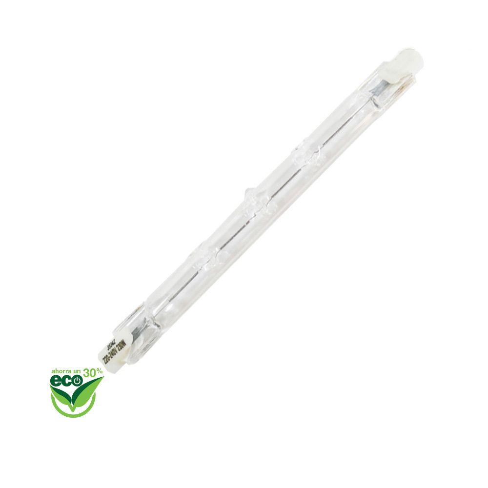 Bombilla halogena linear 118 mm economizador de energia 400 w 220 v, equ. 500 watts