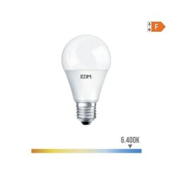 Lâmpada "crepuscular" standard LED E27 10W 932lm 6400K LUZ fria Ø6x11cm EDM