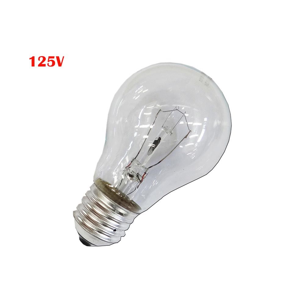 Lâmpada incandescente standard transparente 60W E27 125V (somente USO industrial)