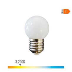 Lâmpada esférica LED E27 1,5W 130lm 3000K LUZ calida Ø45x69mm EDM