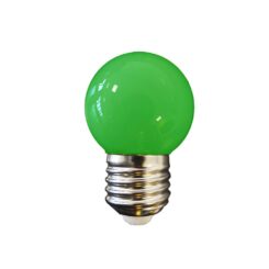 Lâmpada esférica LED E27 1W 80Lm LUZ verde Ø45x69mm EDM