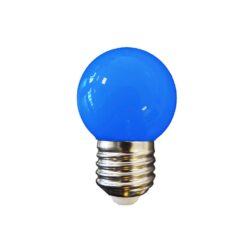 Lâmpada esférica LED E27 1W 80lm LUZ azul Ø45x69mm EDM