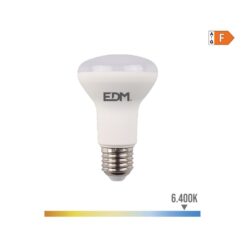 Lâmpada refletora LED R63 E27 7 W 600 LM 6400K LUZ fria ø 6,3 x 10,2 cm