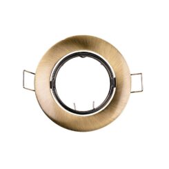 Anel de halogênio metálico. oscilante. COR ouro velho. Ø8,4cm
