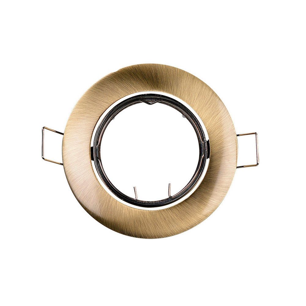 Anel de halogênio metálico. oscilante. COR ouro velho. Ø8,4cm