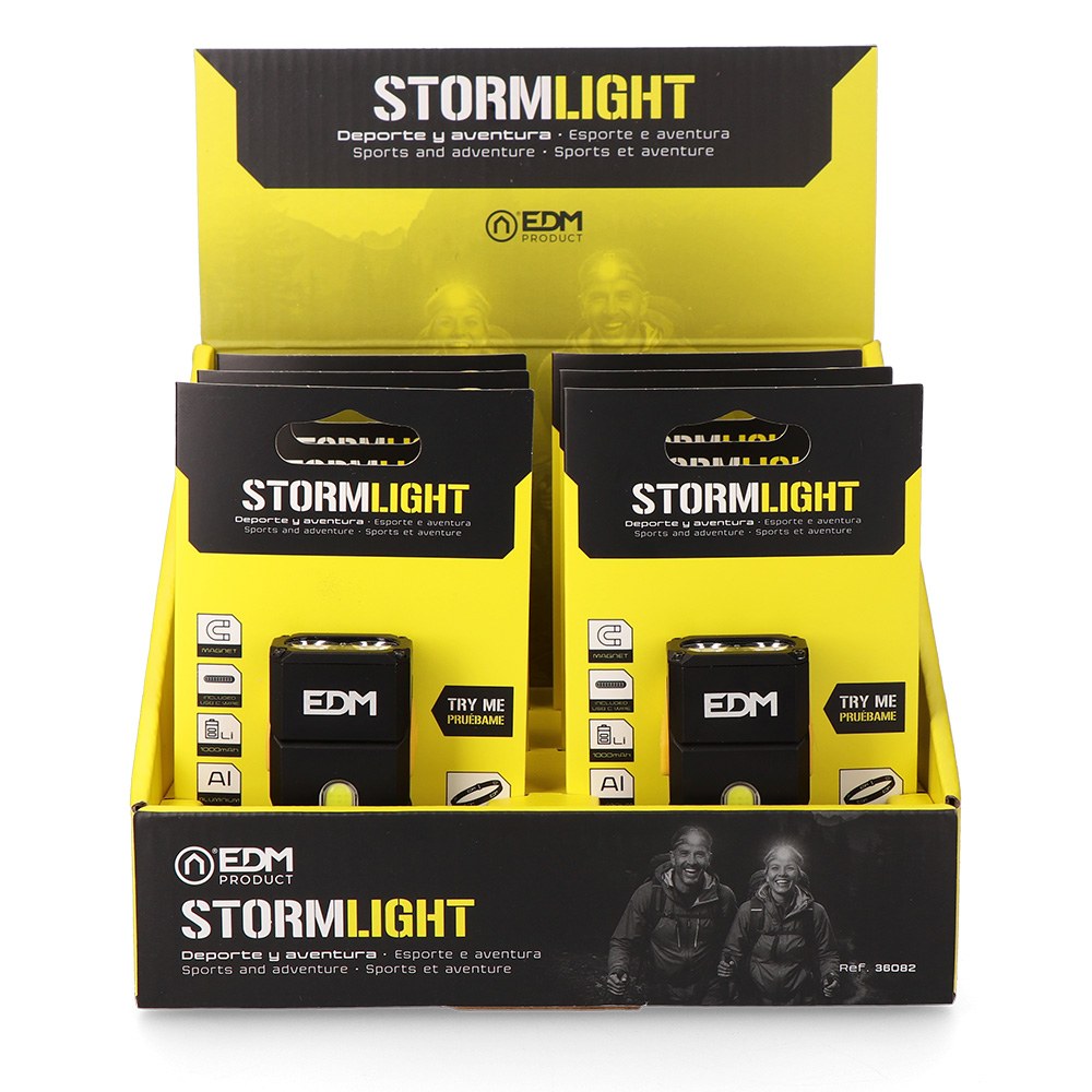 Mini lanterna LED stormlight, recarregável, 13 w, 1000 lm - Image 10