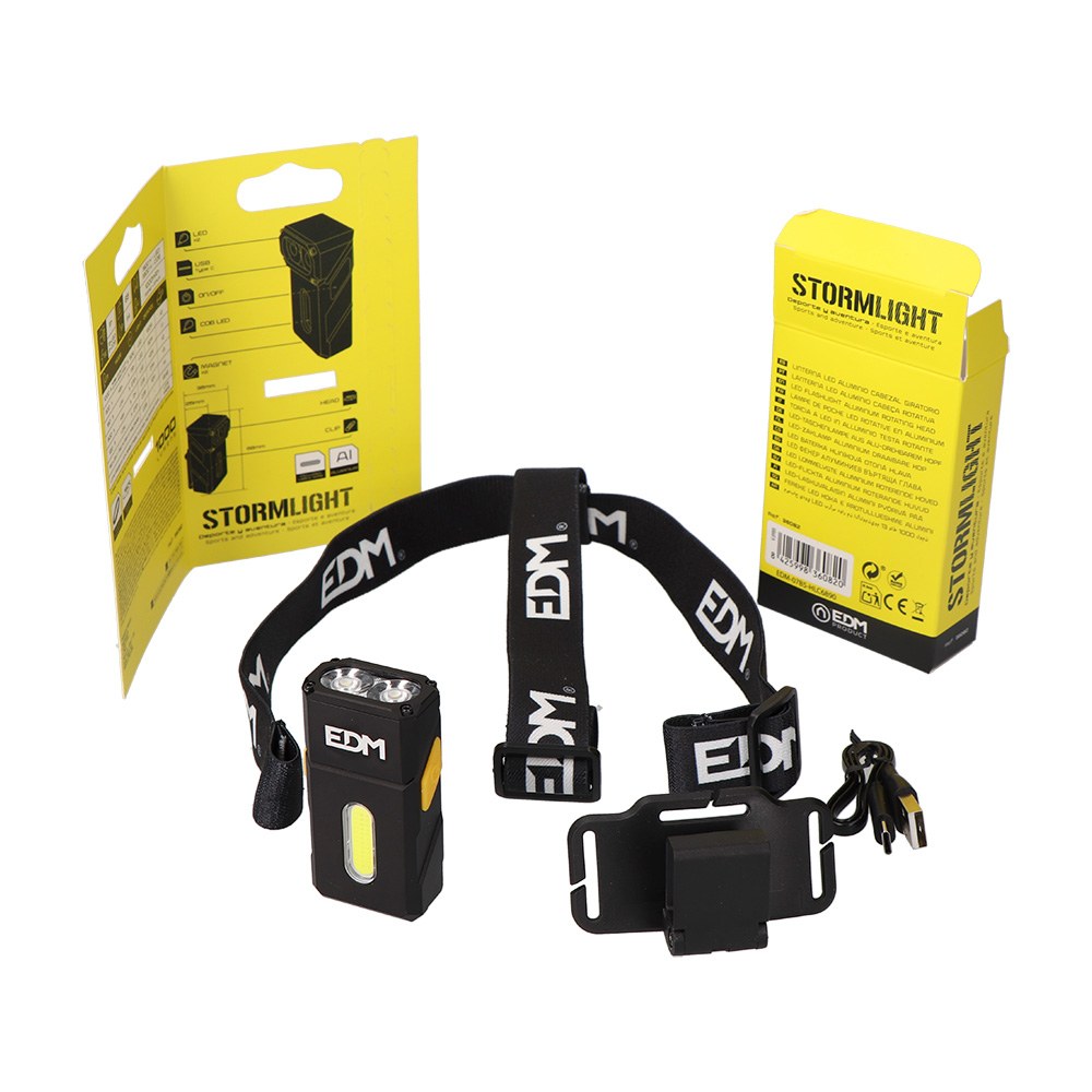 Mini lanterna LED stormlight, recarregável, 13 w, 1000 lm - Image 6