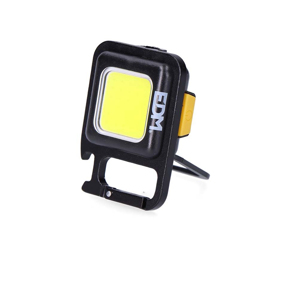 Lanterna chaveiro multifuncional cob 6 w, medida 45 x 21,5 x 62 mm - Image 3