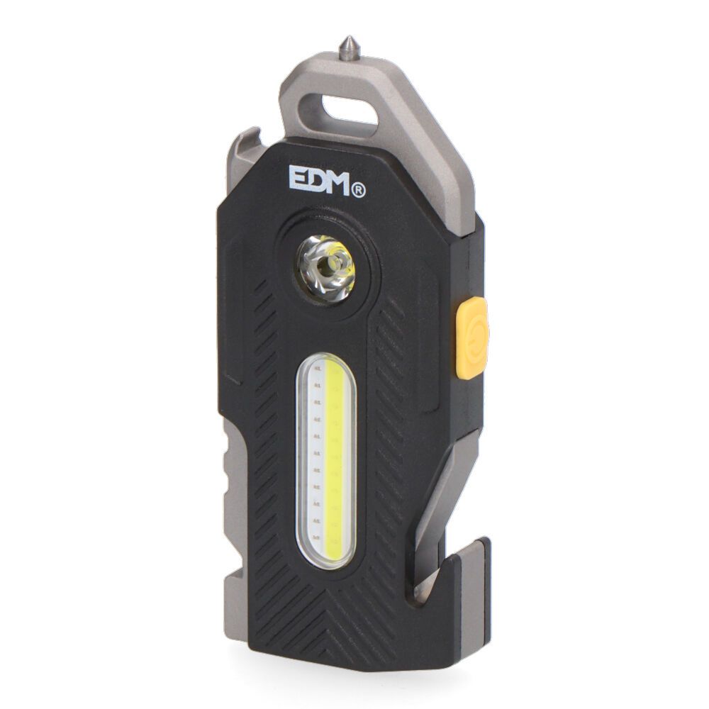 Lanterna de segurança 6 em 1 titan survival, 400 LM, 7 + 2,5 W, 39 x 21 x 92 mm
