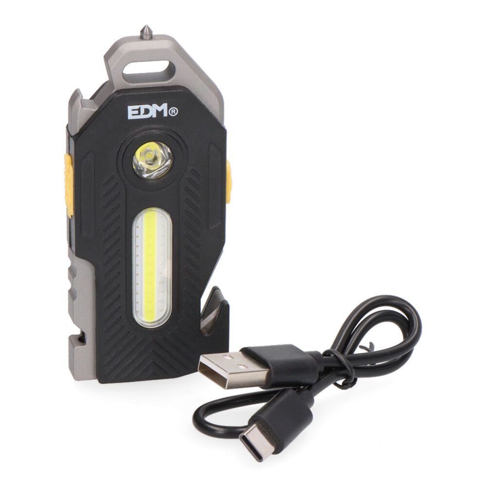 Lanterna de segurança 6 em 1 titan survival, 400 LM, 7 + 2,5 W, 39 x 21 x 92 mm - Image 6