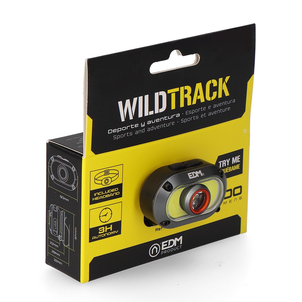 Lanterna frontal LED wildtrack TX2, alumínio, recarregável, 7 + 5 W, 50 x 32 x 37 mm - Image 5