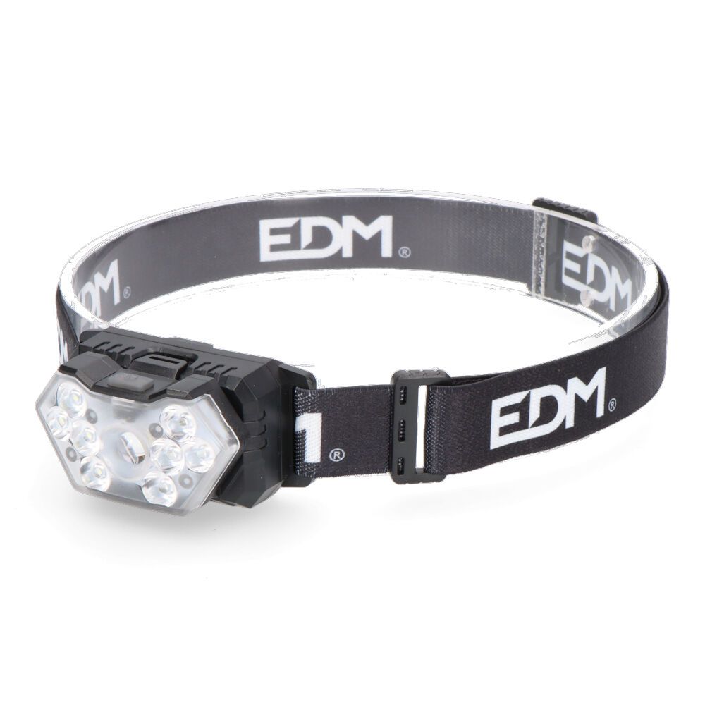 Lanterna frontal LED trail tracker 5 W 400 LM a pilhas