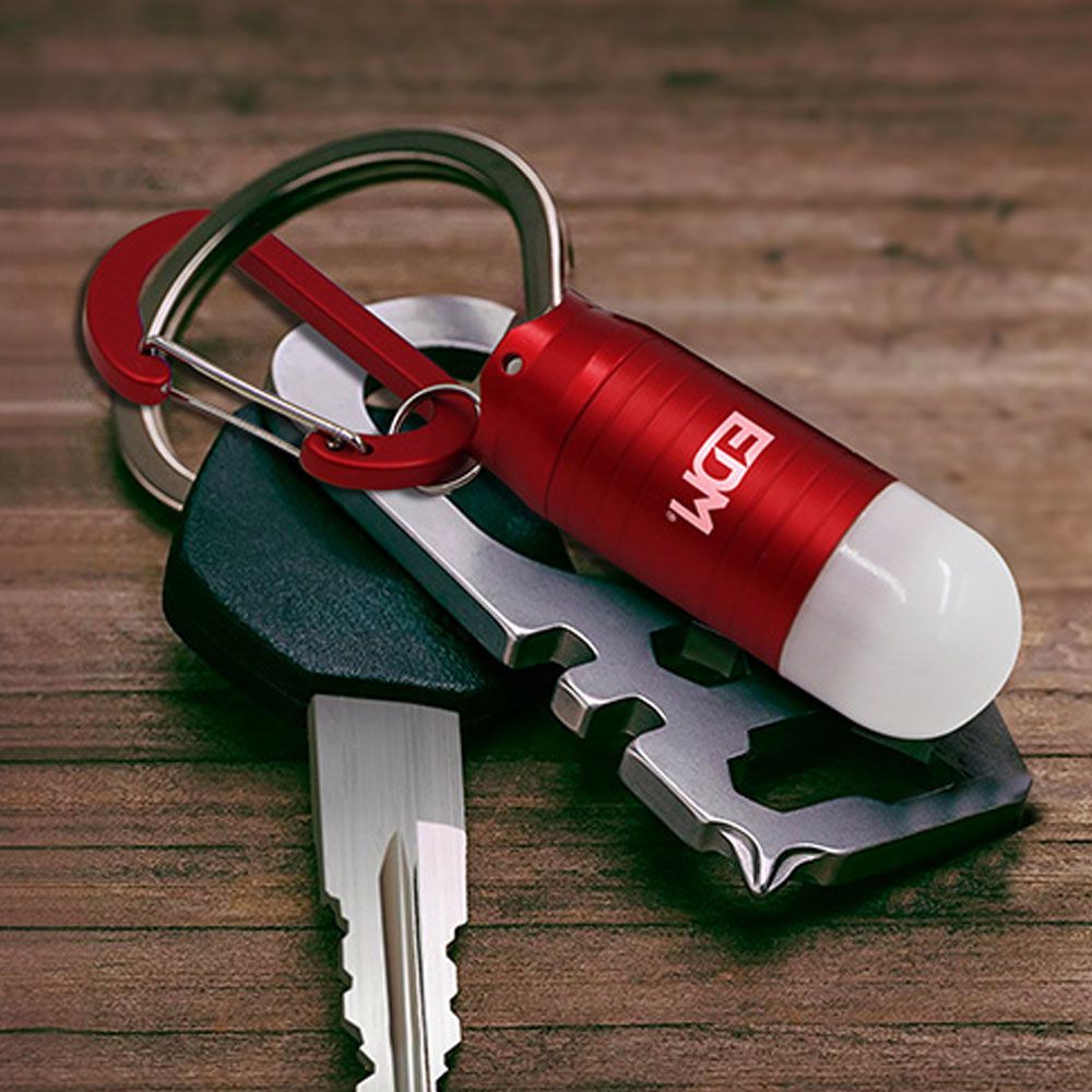 Lanterna LED porta-chaves nanokey, com mosquetão, 3xLR44 incluídas, cores sortidas - Image 7