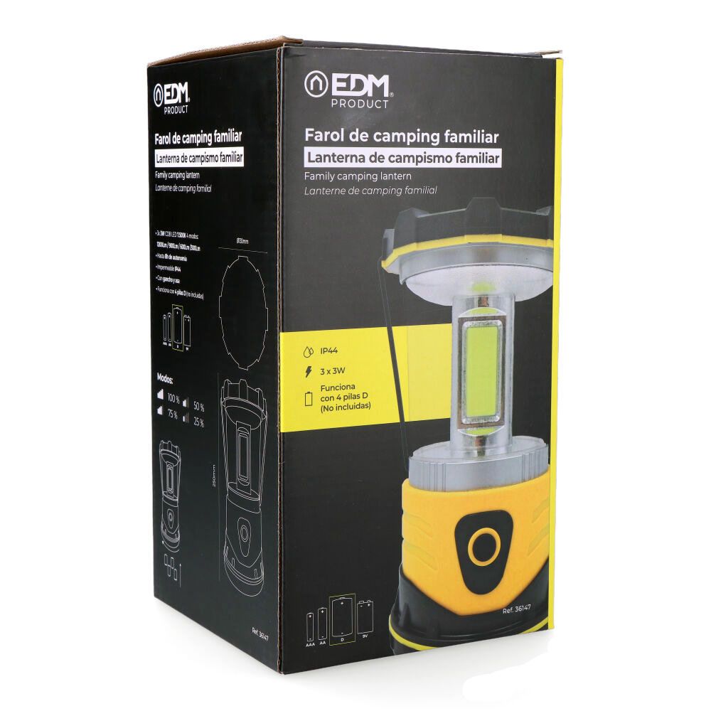 Farol LED river trek, campismo, pilhas D, 3 W - Image 3