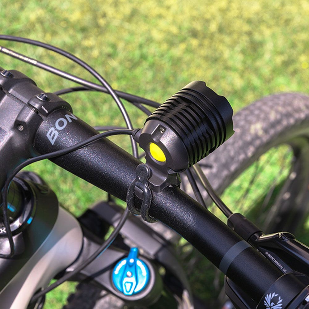 Refletor LED recarregável de alumínio 180 lm, 50 lm, flash. função frontal/bicicleta - Image 8
