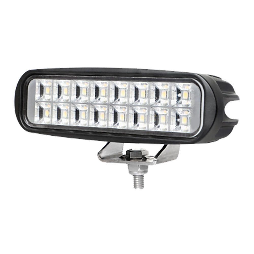 Luz de trabalho retangular 16 LEDs, 1500 lm, 9 - 32 v, IP67