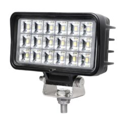Foco de trabalho retangular com 18 leds, 1500 IM, 9-32V, IP67