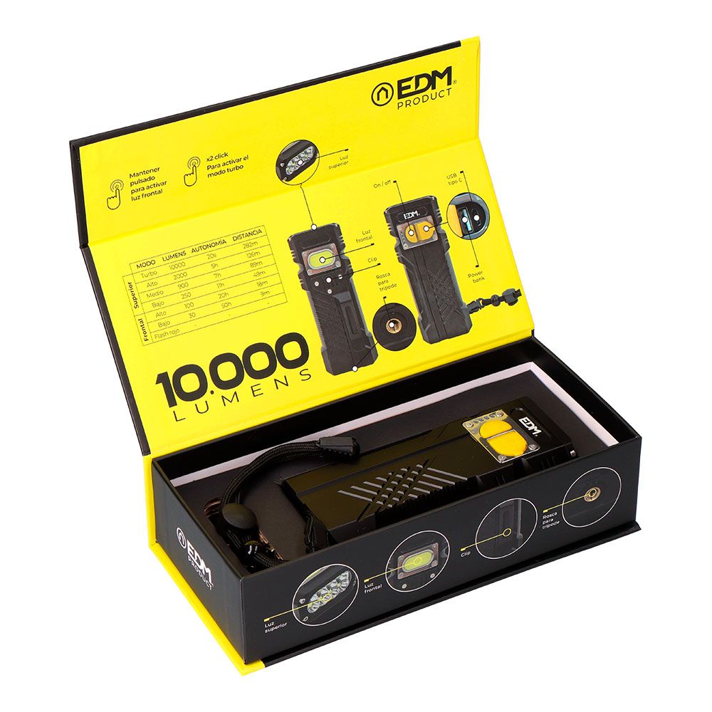 Linterna led de largo alcance 10000 lm - Image 6