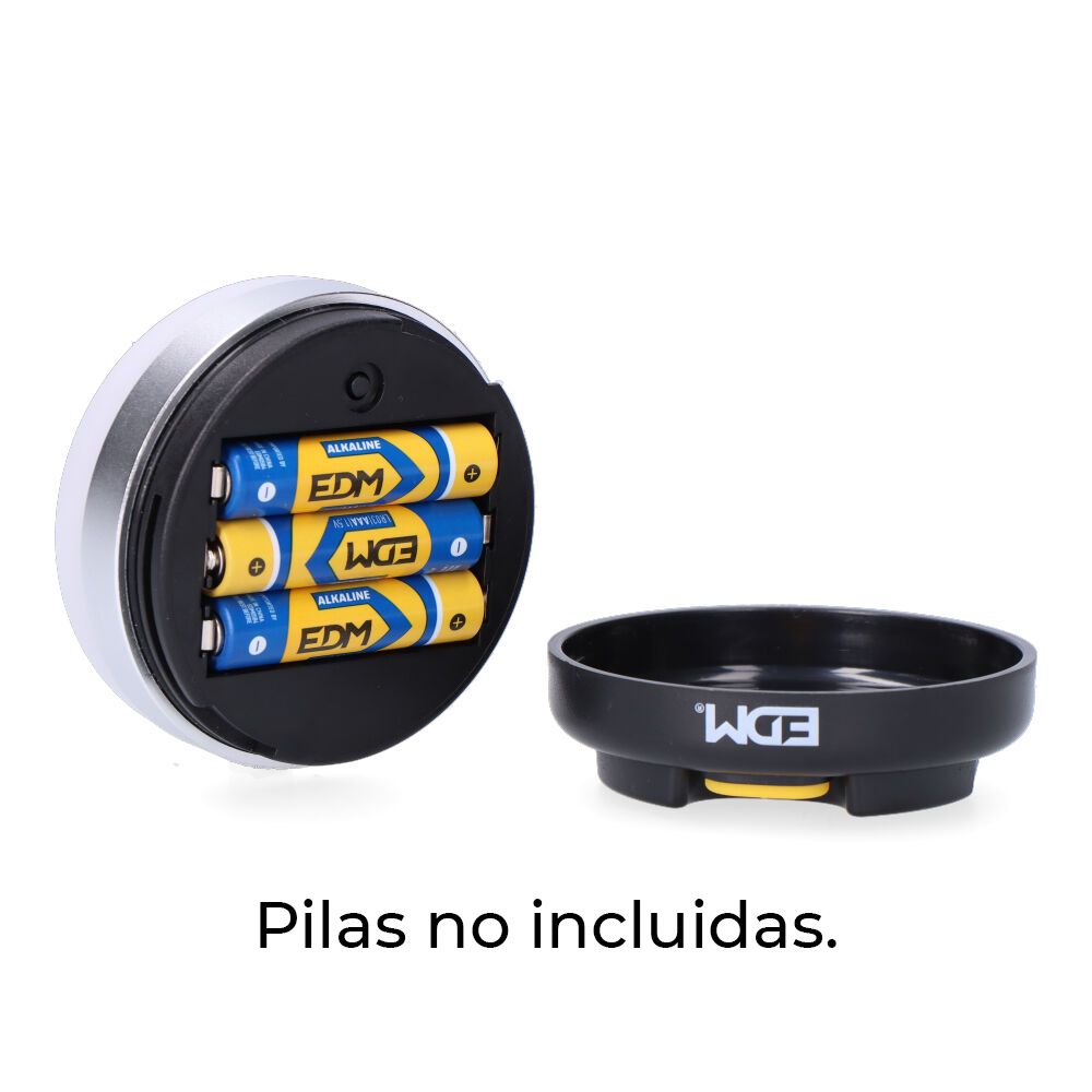 Lanterna magnética LED 260 lm 3cct 6500 / 7000 / 2900 k ip44 3 w bateria recarregável 1100 mah ø 66 x 40 mm - Image 2