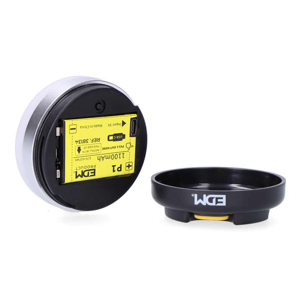 Lanterna magnética LED 260 lm 3cct 6500 / 7000 / 2900 k ip44 3 w bateria recarregável 1100 mah ø 66 x 40 mm - Image 3