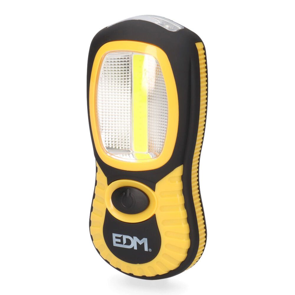 Lanterna LED XL work force, dupla função com gancho + íman 3 x AAA (pilhas incluídas)