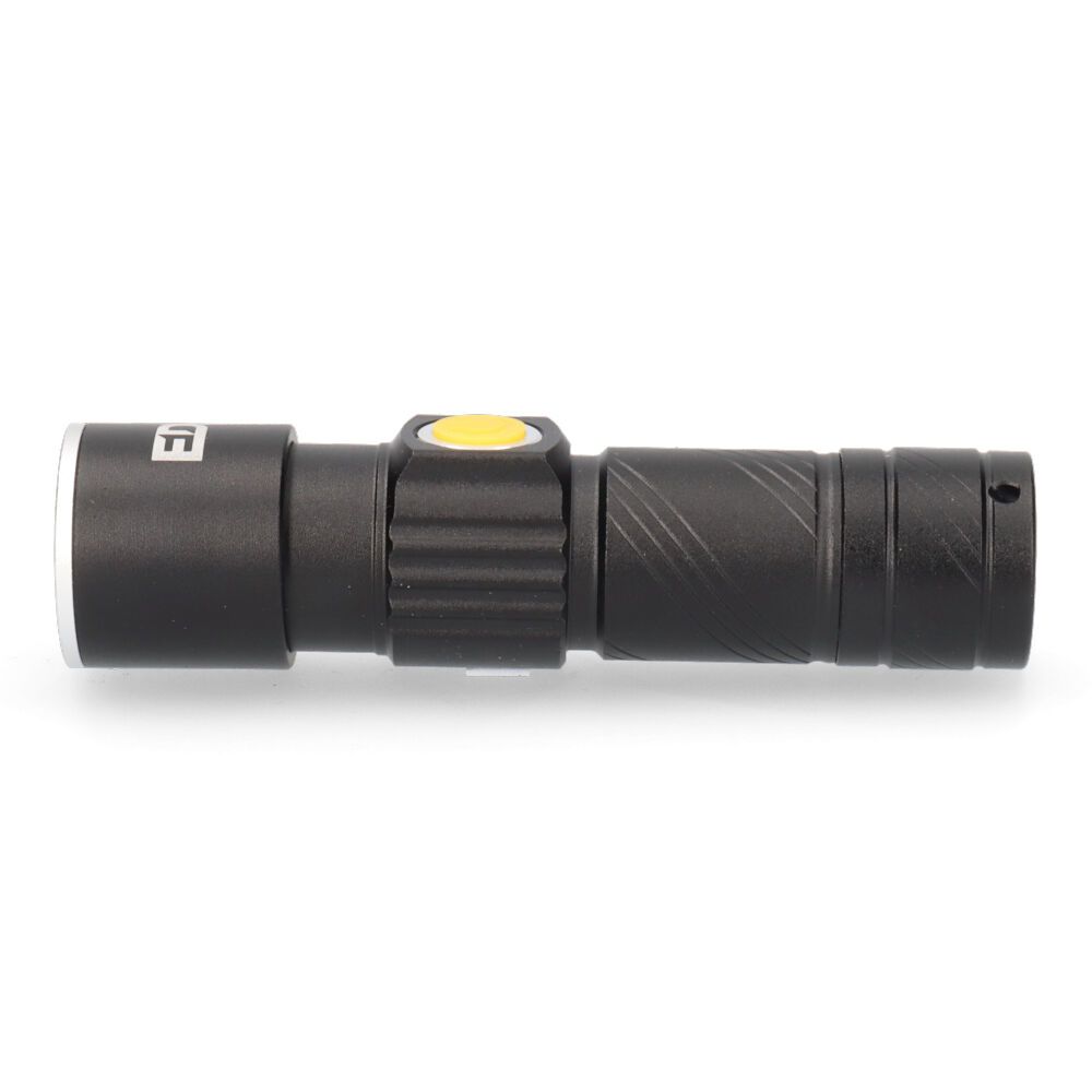 Mini lanterna com zoom 1 LED 120Lm/40Lm/ flash 9.000K recarregável com USB. - Image 2
