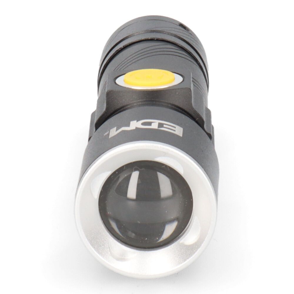 Mini lanterna com zoom 1 LED 120Lm/40Lm/ flash 9.000K recarregável com USB. - Image 3