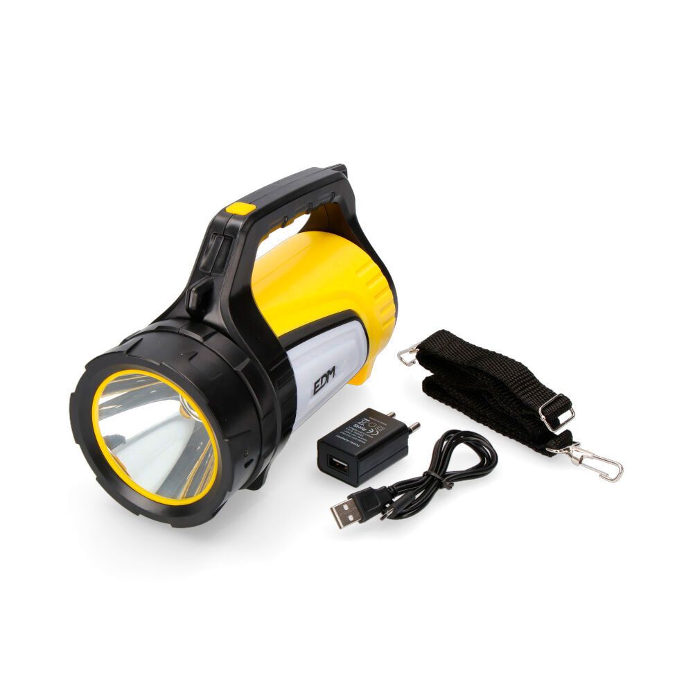 EDM Lanterna LED multifuncional recarregável Titan guard x2 + powerbank 10 w 350 lm - Image 5