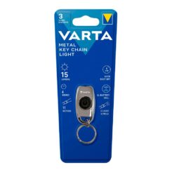 Lanterna porta-chaves varta metal KEY chain light