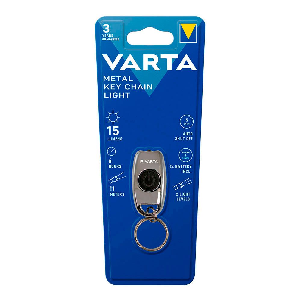 Lanterna porta-chaves varta metal KEY chain light