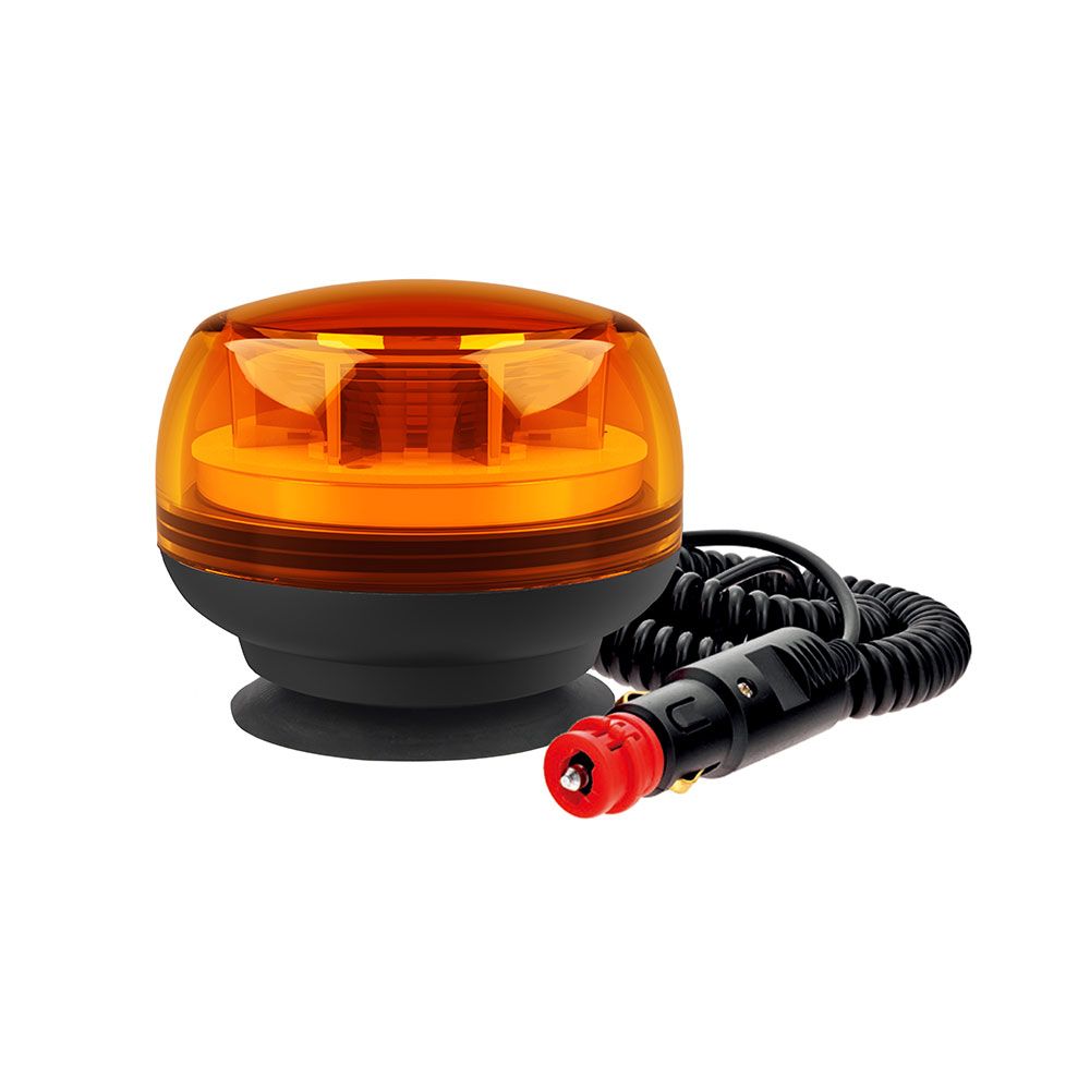 Mini farol rotativo LED magnético 12V-24V