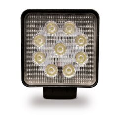 LUZ de trabalho quadrado com 9 leds, 2150 IM, 27 W, 10-80 V
