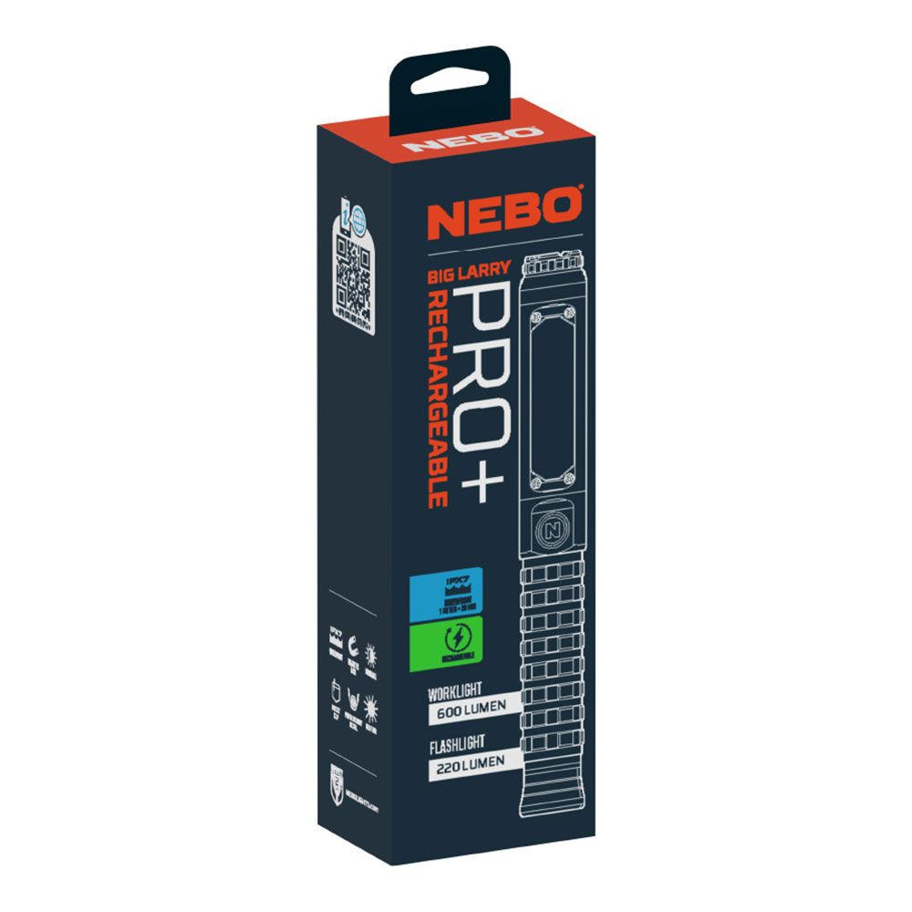 Lanterna Big Larry Pro+. lâmpada recarregável+cob, na compra de 6 unidades um display de presente - Image 3