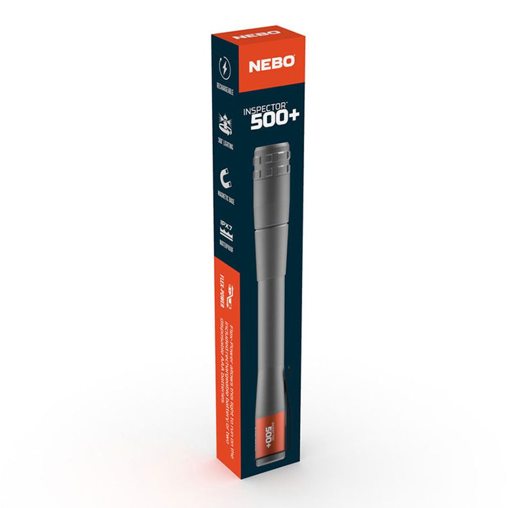 Lanterna Inspetor 500+. caneta flexpower, na compra de 6 unidades um display para presente - Image 2