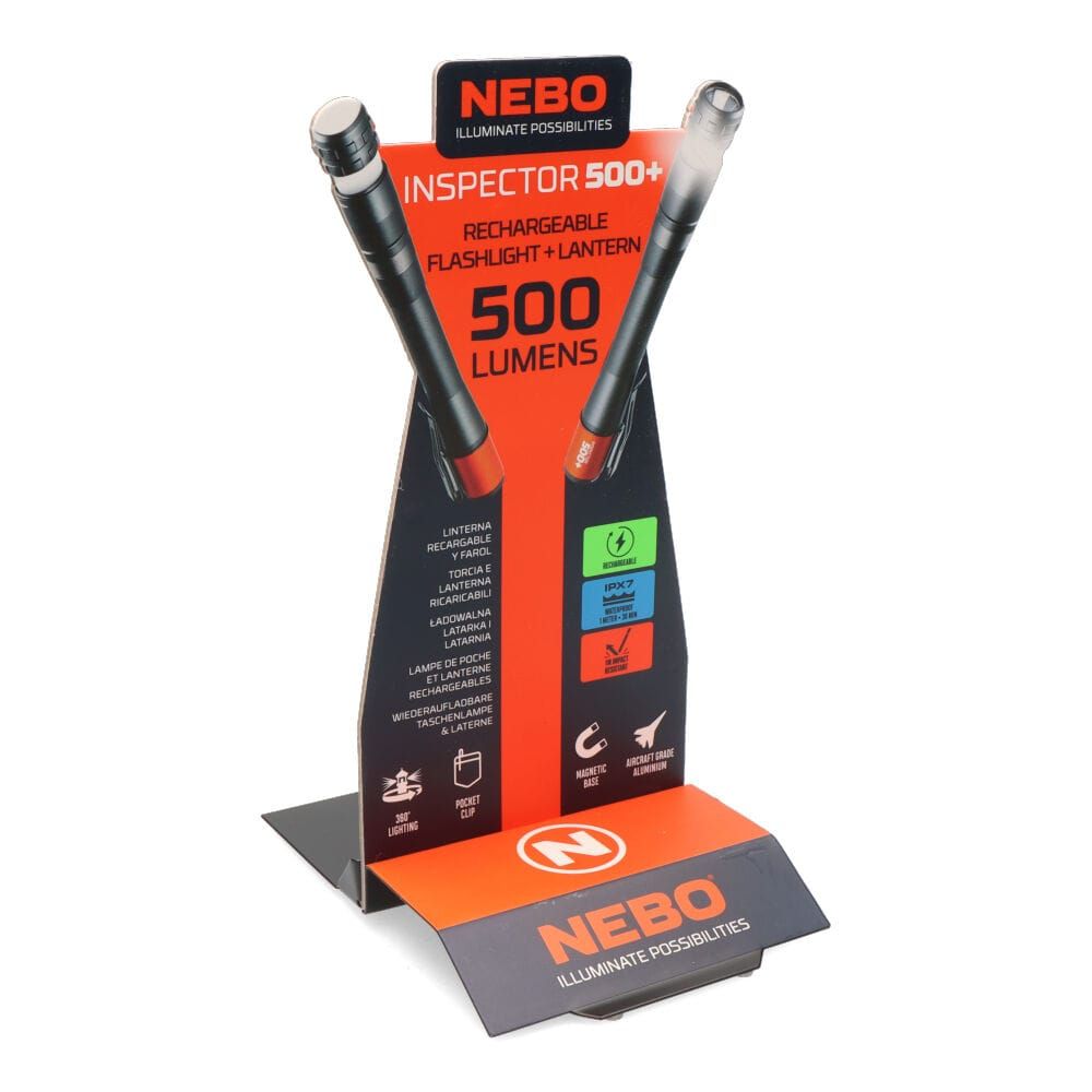 Lanterna Inspetor 500+. caneta flexpower, na compra de 6 unidades um display para presente - Image 3