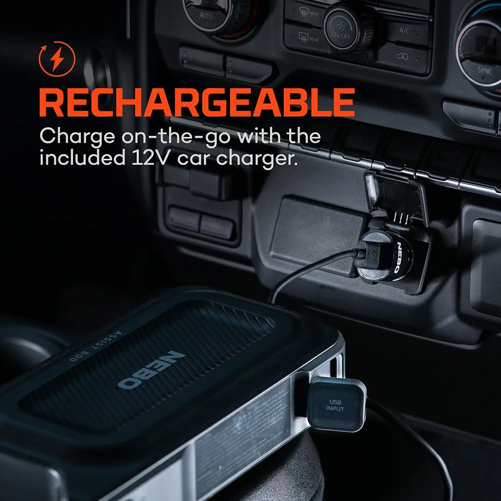 Arrancador 800AMPS+POWERBANK 8100 MAH assist 800 jump starter. nebo - Image 6
