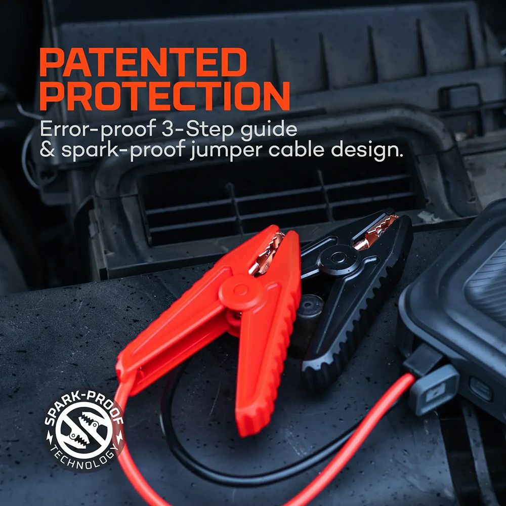 Arrancador 800AMPS+POWERBANK 8100 MAH assist 800 jump starter. nebo - Image 7