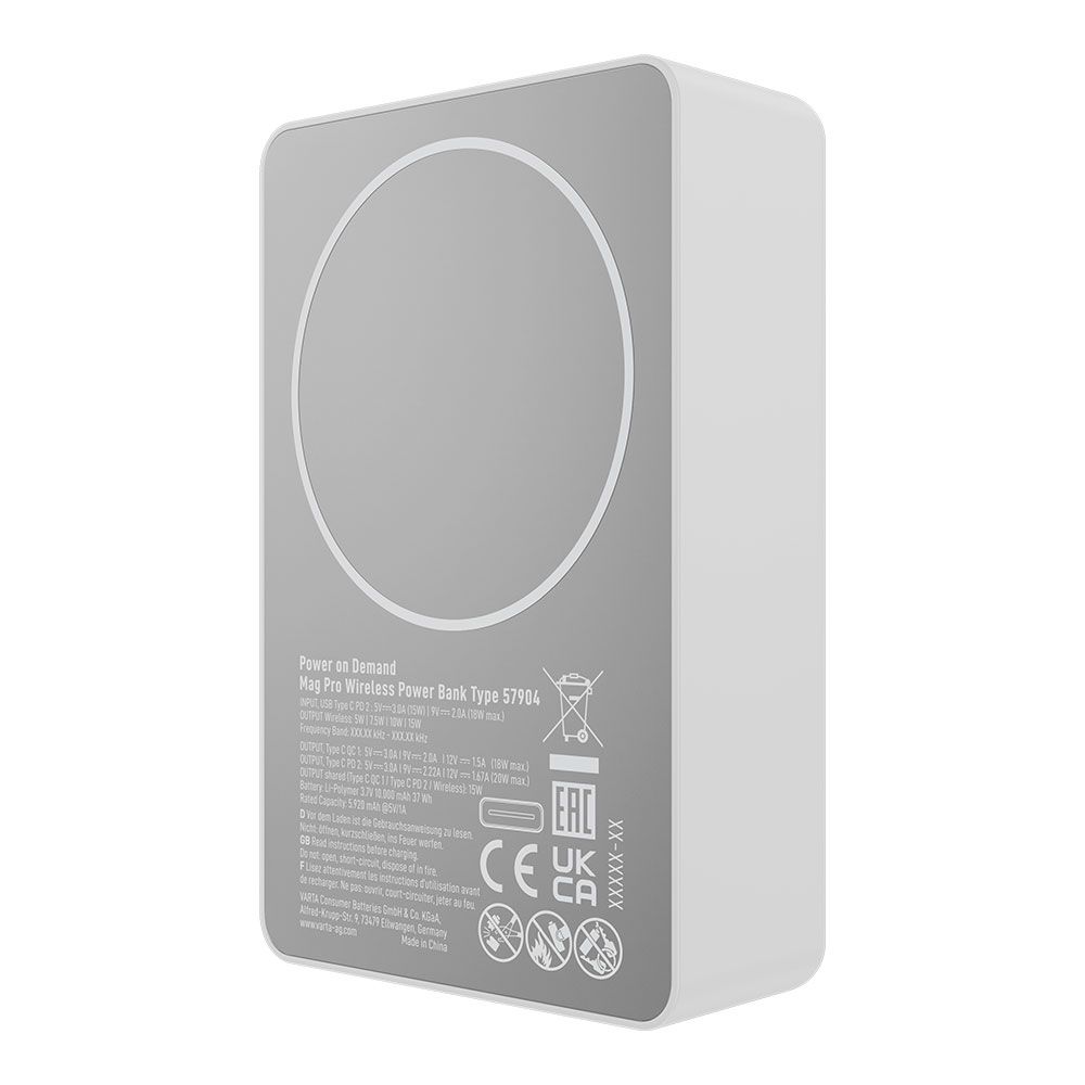 Powerbank sem fios mag pro 10000 mAh 10 W (até 18,5 W por cabo) - Image 4