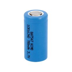Pilha recarregável 700 MAH 3,7 V LC16340 nimo Ø16,5 x 33 mm