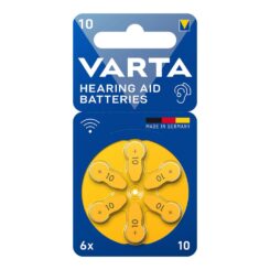 Bateria para aparelhos auditivos Varta 10 (blister 6 unidades)