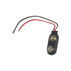Suporte para pilhas 9V com cabo