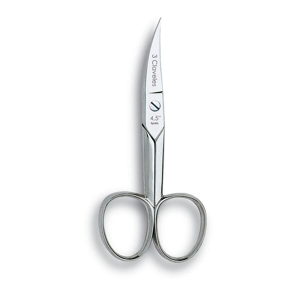 Tesoura corta-unhas curva 4,5"