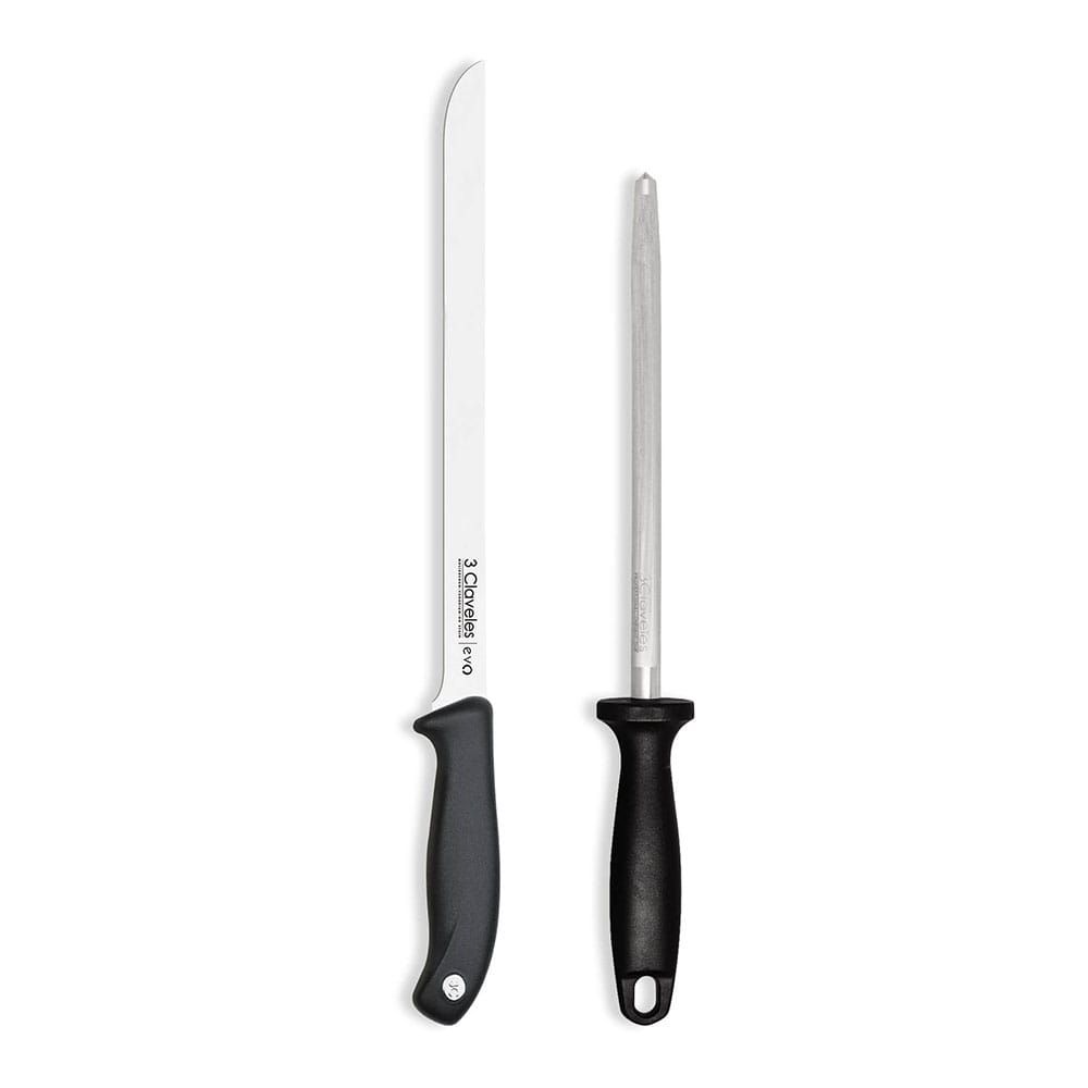 Faca para presunto EVO 25 cm e chaira
